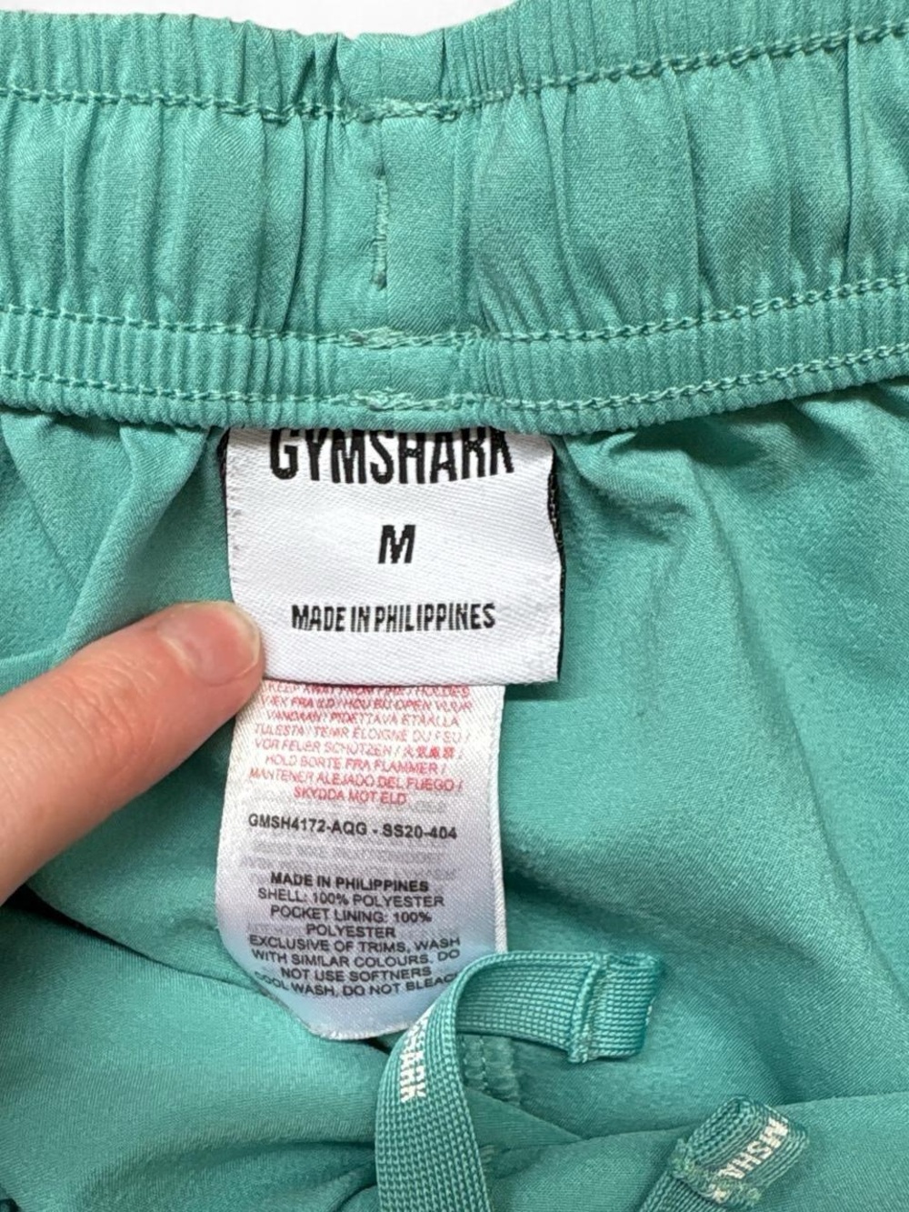 Gymshark Teal Arrival Knit Athletic Shorts - Picture 4 of 4